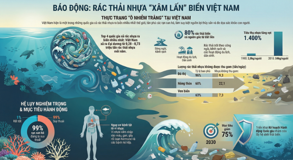Môi trường biển đảo với các con số biết nói