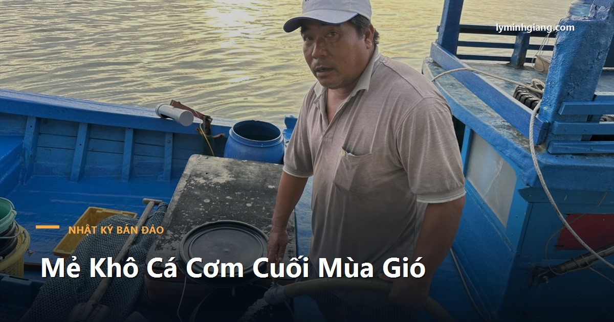 Mẻ Khô Cá Cơm Cuối Mùa Gió — Và Bến Cá Hòn Sơn Lúc Rạng Đông